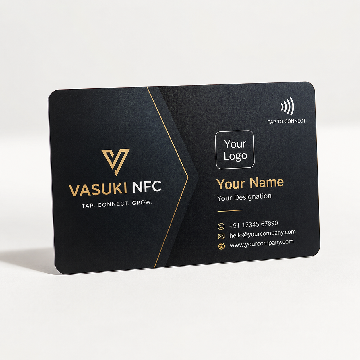 Shop Owner Smart NFC Business Card with Digital Profile